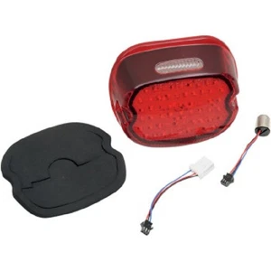 Drag Specialties 2010-0772 LED Low Profile Red Taillight For Harley - Picture 1 of 5