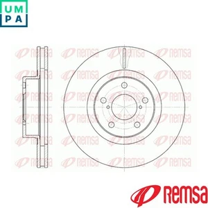 2x BRAKE DISC 6715.10 FOR SUBARU IMPREZA/Hatchback LEGACY/II/III/IV/OUTBACK 2.0L - Picture 1 of 6