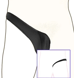 K3512 Hot Mens Sexy Pouch Contoured Half Thong Funny Silky Soft - Picture 1 of 13