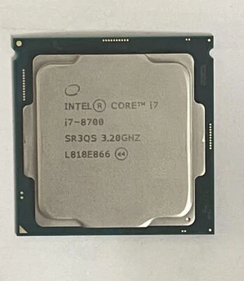 Intel Core i7-8700 3.2ghz 6c/12t LGA1151 95w For ASUS ROG Strix Z390-I Gaming - Image 1 of 2