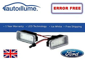 Ford Fiesta Mk7 Mk7.5 ZETEC S ST 18 SMD LED Number Plate Light Units - Picture 1 of 4