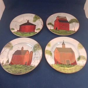 Platos de colección Warren Kimble Barns 8" Sakura NY 1998 - Imagen 1 de 11