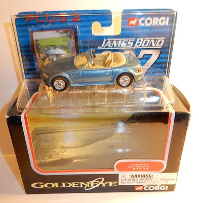 Corgi James Bond 007 Goldeneye Bmw Z3 Blue Metal Ty 95501 In Box - Image 1 of 4
