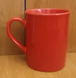 Tazza rossa soglia, 14 oz / 4 1/4", gres, ottima - Foto 1 di 8