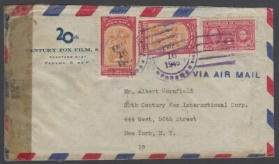 AOP Panamá Segunda Guerra Mundial Segunda Guerra Mundial censurado 20th Century Fox cubierta a EE. UU.  Foto 1 de 2