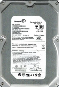 Seagate ST3250820AS 250GB 7.2K 3.5" SATA HDD – Enterprise Server Hard Drive - Picture 1 of 1
