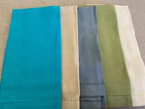 5 Linen Blend Large Napkins 20 x 20 NEW - Picture 1 of 1