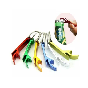 20/Pack Bottle Opener Key Ring Chain Keyring Keychain Metal Beer Bar Tool Claw - Picture 1 of 5