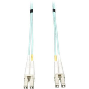 Tripp Lite 3M 10Gb Duplex Multimode 50/125 OM3 Aqua Fiber Patch Cable (LC/LC)