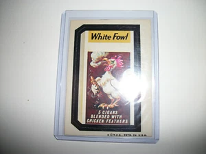 PAQUETES LOCOS Tarjeta #23 Original Vintage Topps AVES BLANCAS - Imagen 1 de 1