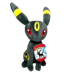 Pokemon Umbreon 9” Plush Stuffed Animal WTC Wicked Cool Toys Evee Evolution - Picture 1 of 8