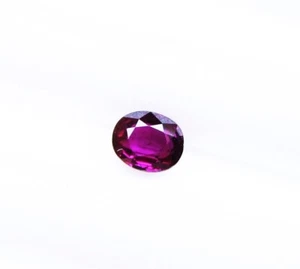Natural  Loose Gem  Oval Thai Ruby   1.10 Carats   6.1x 5.0 x3.4 MM   LxWxD - Picture 1 of 11
