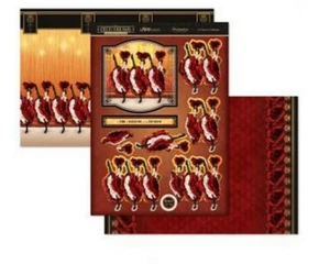 HUNKYDORY ITS TIME TO CELEBRATE TOPPERS & 2 SET CARTA DI SUPPORTO PER CARTE E MESTIERI