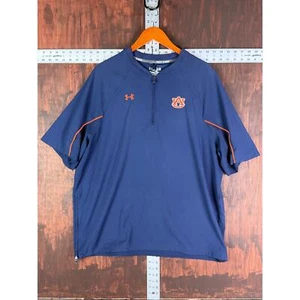 Camicia Auburn Tigers War Eagle Under Armour tessuto linea laterale blu arancione XL NCAA - Foto 1 di 11