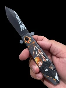 Anime themed Spring Assisted Pocket Knife - Collectible Anime Design Edc 61D - Picture 1 of 4