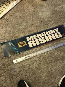 Mercury rising Bruce Willis Theater Poster / Mylar LARGE Vers - 5x25 B2 - Picture 1 of 1