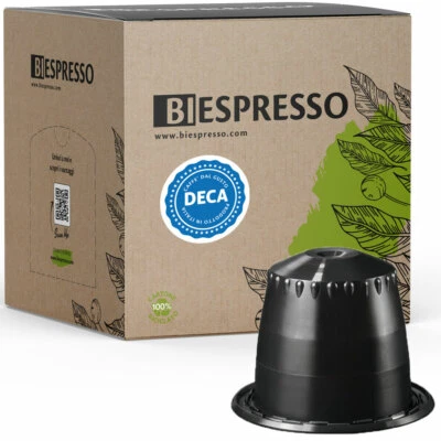 100 Capsule cialde caffe caffe Compatibili NESPRESSO aroma gusto Miscela DECA