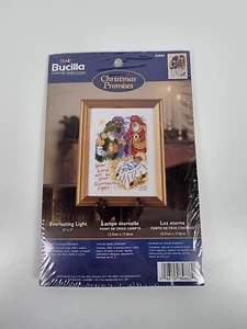 Kit Punto de Cruz Contado Bucilla 84886 Promesas de Navidad Luz Eterna De Colección - Imagen 1 de 3
