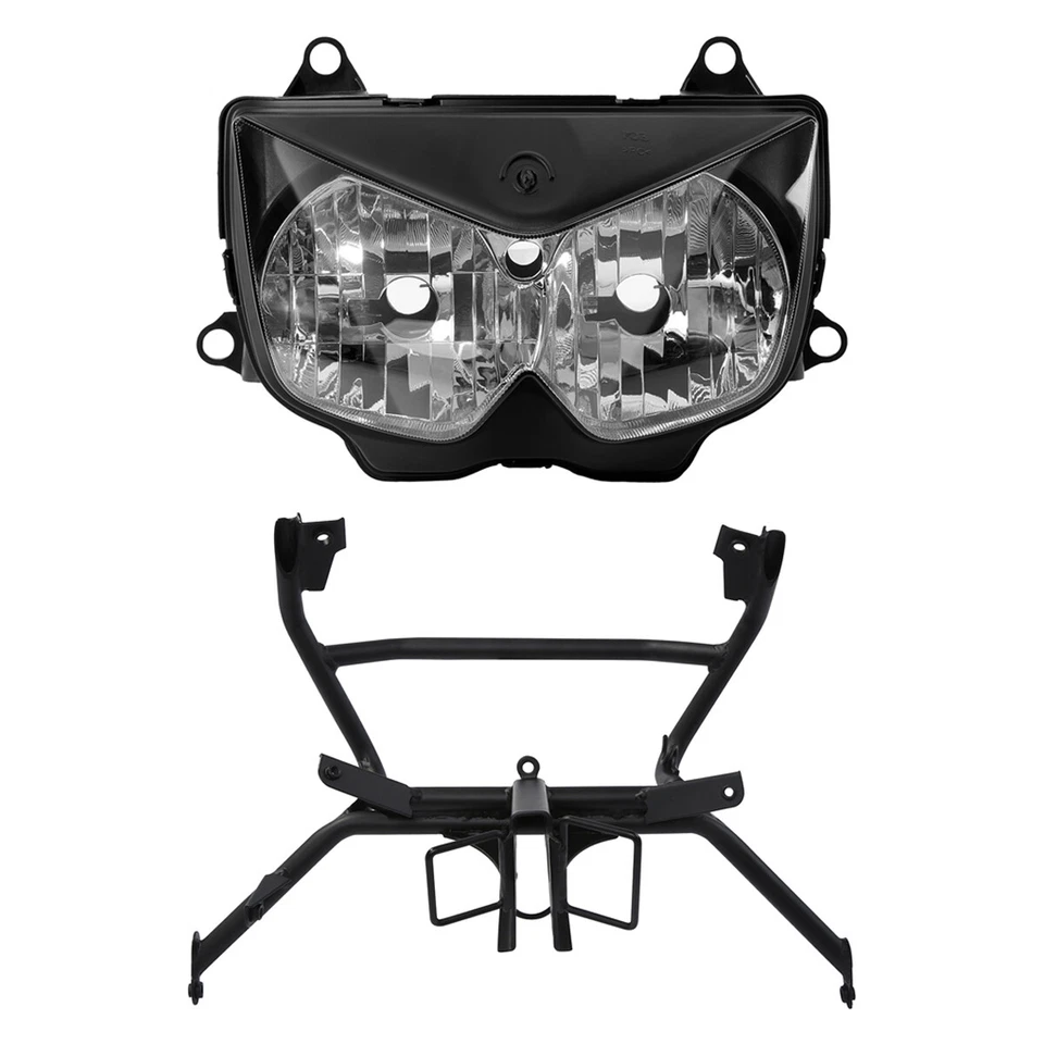 Suporte de carenagem superior para farol dianteiro compatível com Kawasaki Ninja 250R 2008-2012 - Imagem 1 de 4