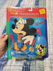 Disney Mickey Mouse Computer Mouse And Mouse Pad - Picture 1 of 2