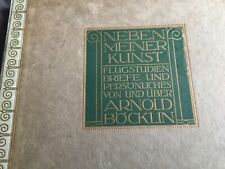 Neben meine Kunst durch AENOLD bodklin 1st Edition 1909 (Bücher auf Deutsch) sehr selten