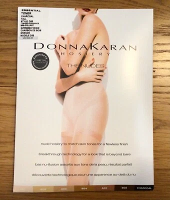 Medias Donna Karan The Nudes Essential Tóner Color Carbón Estilo Alto D55 Foto 1 de 2