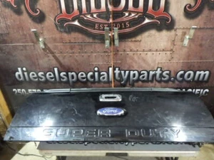 2008 2009 2010 FORD F350 F250 HARLEY DAVIDSON LARIAT STEP TAILGATE (BLACK) OEM - Picture 1 of 9