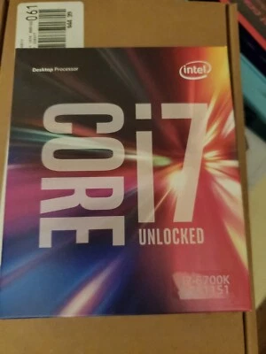 New Intel Core i7-6700K CPU 4.0GHz 4-Core LGA 1151 Processor box Unlocked - Image 1 of 3