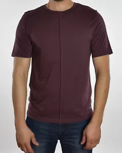 BLK DNM Mens Amethyst Crew Neck Seamed Solid Tee T-Shirt M - Picture 1 of 2