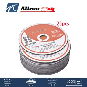Cutting Discs 6"x.045"x7/8" Cut-off Wheel - Metal & Stainless Steel 25 Pack - Picture 1 of 7