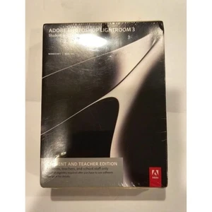Adobe Photoshop Lightroom 3 Student and Teacher Edition Brand New Sealed - Afbeelding 1 van 2