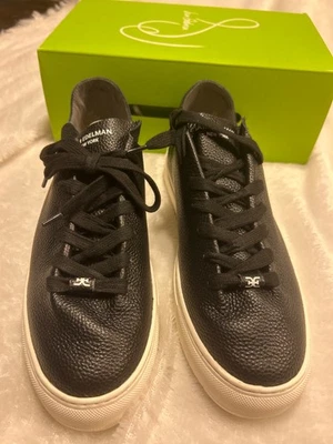 Sam Edelman Womens Size 10 M Poppy Black  Leather Spring Sneaker - Image 1 of 4