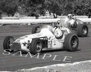 MARIO ANDRETTI & AJ FOYT 1968 USAC GOLDEN STATE 100 AUTO 8X10 FOTO LUCIDA #3S - Foto 1 di 1