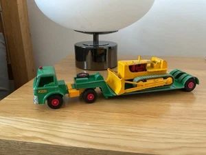 Matchbox King Size K-17 Dyson Low Loader With D9 Caterpillar Both Very Good - Imagen 1 de 6