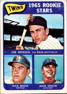 1965 Topps #597 Twins 1965 Rookie Stars (Joe Nossek / Dick Reese / John Sevcik) - Picture 1 of 2