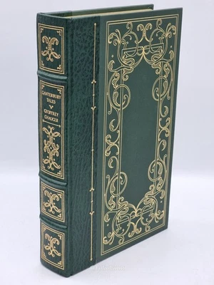 Canterbury Tales - Geoffrey Chaucer - Franklin Library - ¼ Leather 1981 Edition - Image 1 of 4