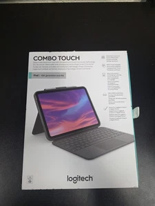 Logitech Combo Touch iPad (10. Gen) abnehmbare Tastaturhülle 920-013292 - Bild 1 von 3