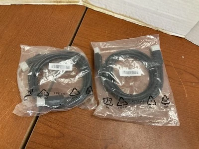 LOT 2 Amphenal DP V1.2 Cable Male 4K Display Port 5K1FN11501AX05PUB - Image 1 of 3