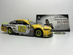 Ryan Blaney 2018 Charlotte win 1/24 Raced Version Autographed Read Description - Picture 1 of 10
