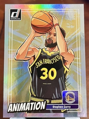 2024-25 PANINI DONRUSS #7 STEPHEN CURRY ANIMATION SSP CASE HIT!  WARRIORS 🔥 - Image 1 of 2