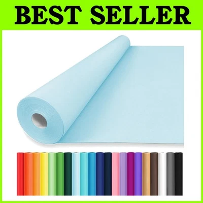 Large Sky Blue Craft Paper Roll - 36 Inches x 200 Feet - Image 1 of 4