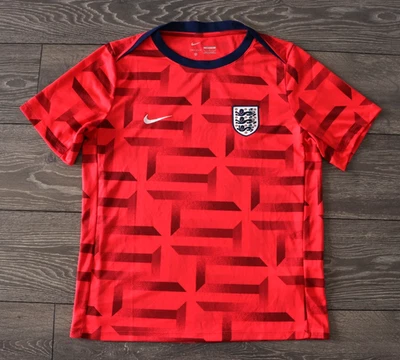 ENGLAND NATIONAL TEAM NIKE TRAINING PRE-MATCH SHIRT 2023-2024 JERSEY MENS LARGE - Image 1 of 4