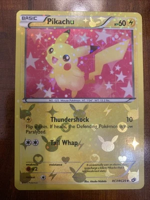 Pokemon Pikachu RC7/RC25 Legendary Treasures Radiant Collection Holo NM/M 💫 - Image 1 of 4