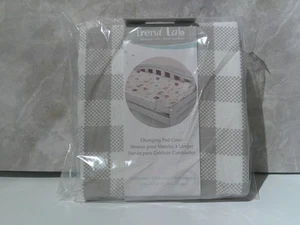 Trend Lab Changing Pad Cover/16x32"/Gray & White - Picture 1 of 3
