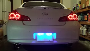 Blue LED License Plate Lights For Hummer H3 2006-2010 2007 2008 2009 2010 - Picture 1 of 2