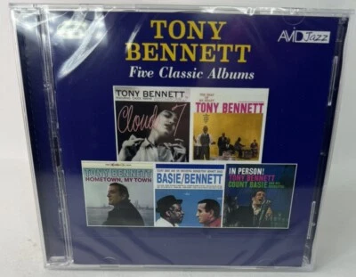Tony Bennett : Five Classic Albums - New & Sealed 2 CD Set - Image 1 of 2