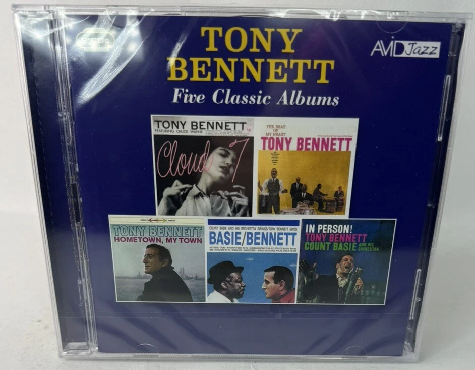 Tony Bennett : Five Classic Albums - New & Sealed 2 CD Set - Image 1 of 2
