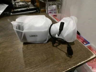 Open Box Lorex 1080p CVI Wired Deterrence Bullet Security Camera C241DA-Z White - Image 1 of 4