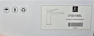 JTP Hix Einhebel 1TH Waschtischarmatur gebürstet schwarz 37001 BBL - Bild 1 von 2