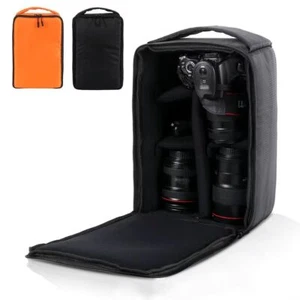 DSLR Bolso de Hombro Interior Bolsa para Lentes de Cámara Estuche de Almacenamiento para Lentes Extraíbles - Imagen 1 de 14